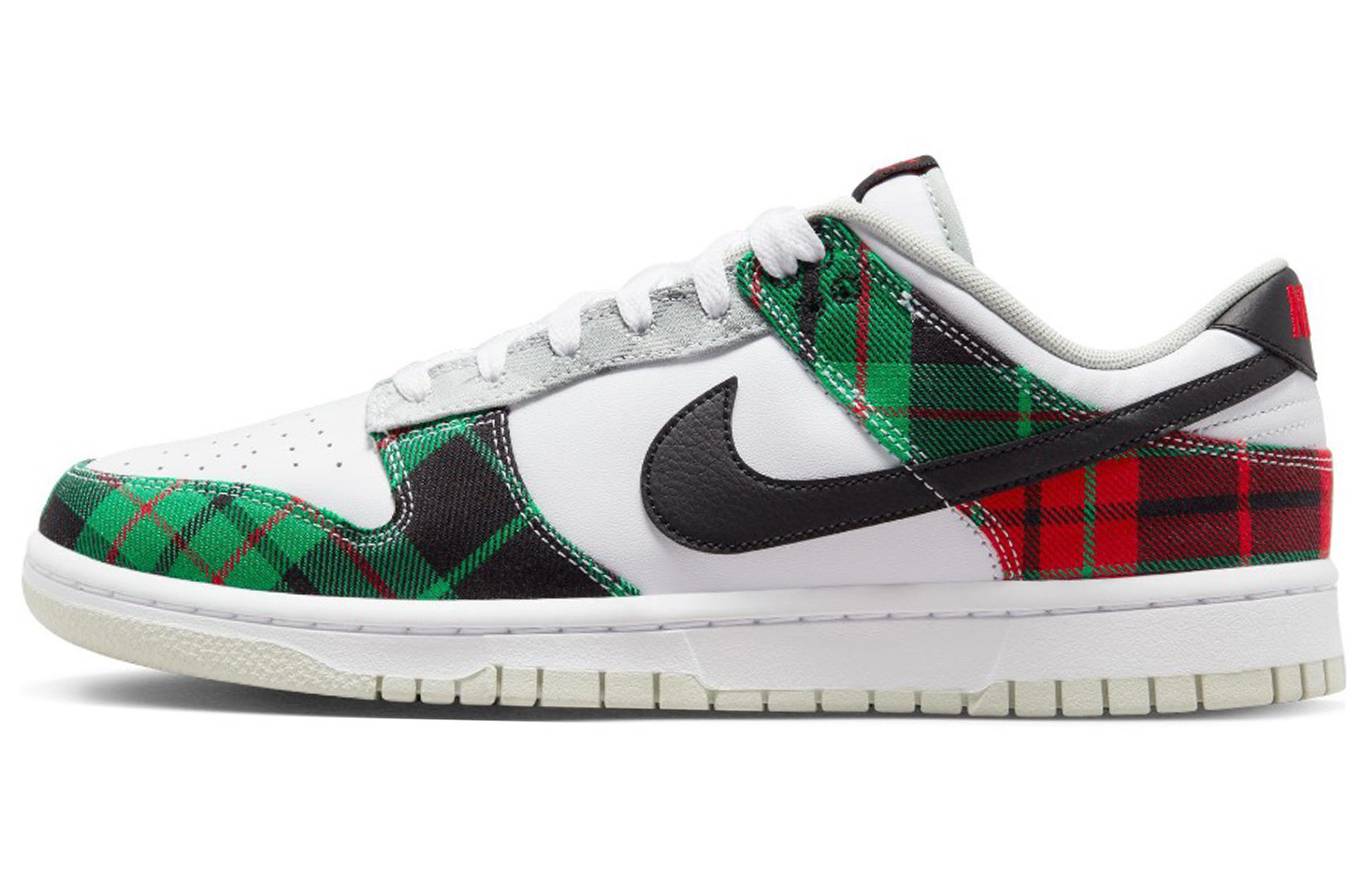Details for [Zapatillas Personalizadas] Nike Dunk Low Retro 'Plaid Ink Peach Blossom' DV0827-100(Team35-桃花朵朵开）