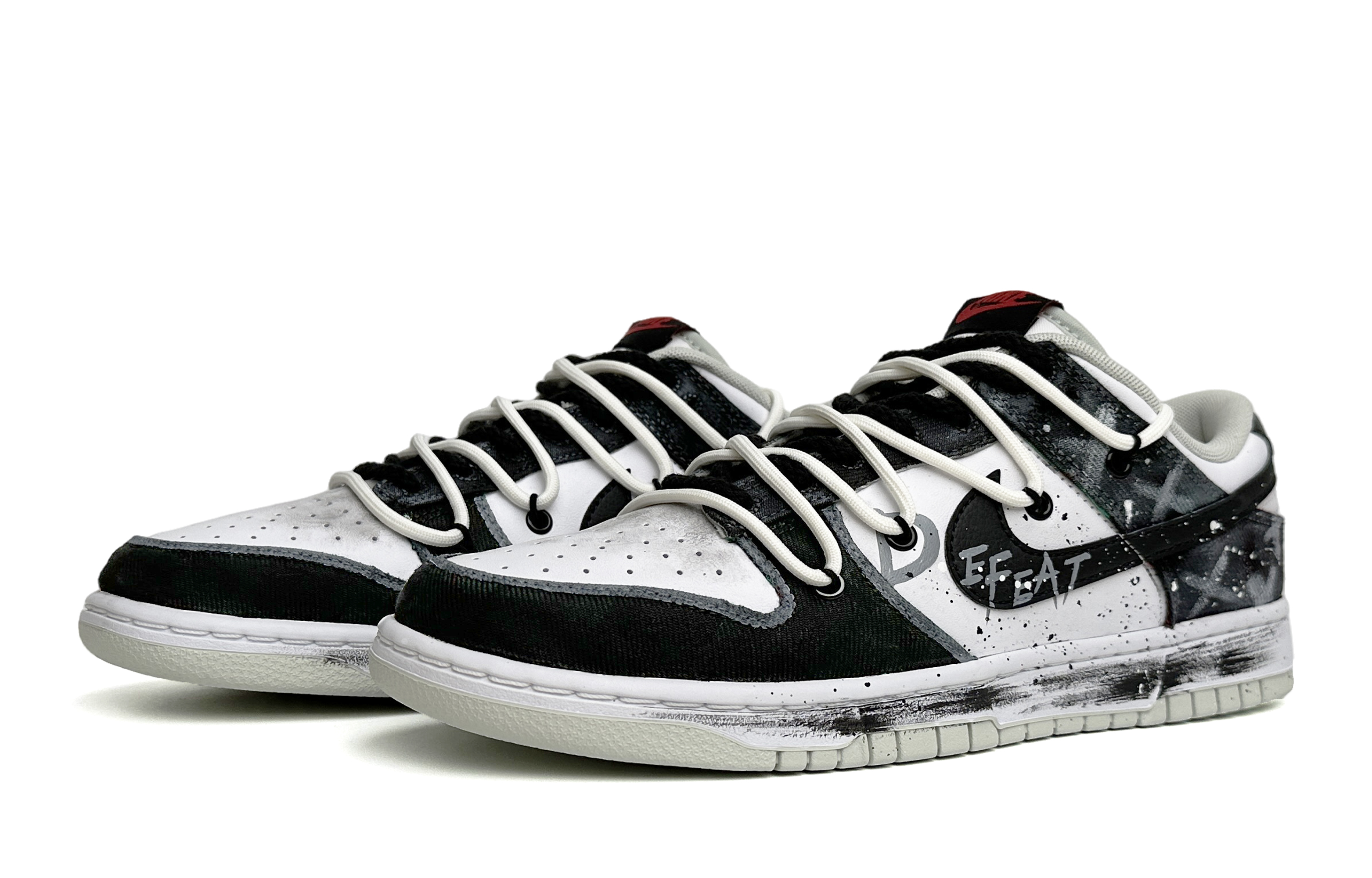 Lookbook [Zapatillas Personalizadas] Nike Dunk Low Retro 'Plaid Splatter Deconstruct' DV0827-100-465834
