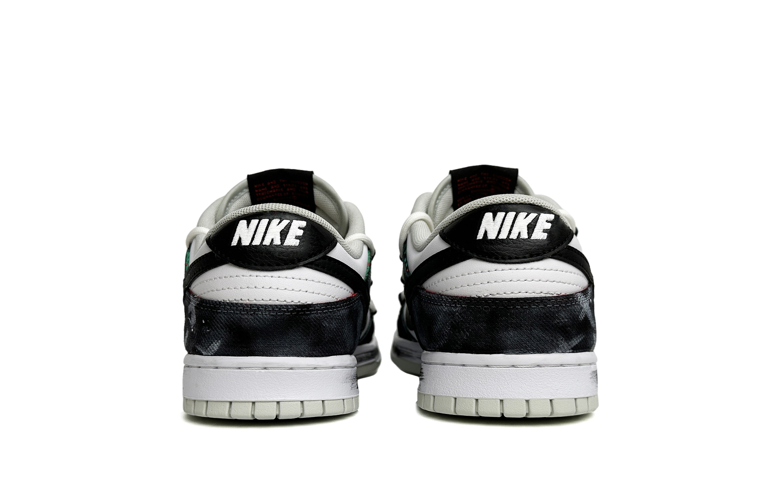 Shop [Zapatillas Personalizadas] Nike Dunk Low Retro 'Plaid Splatter Deconstruct' DV0827-100-465834