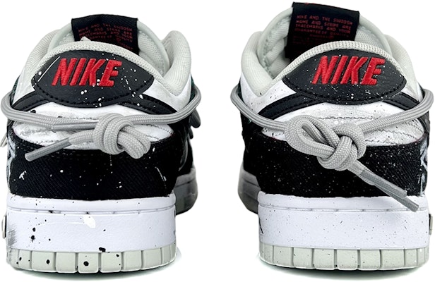 【客製球鞋】Nike Dunk Low Retro “格紋” 隨心 決裂之眼 潑墨做舊 低筒 板鞋 男款 黑白 Shop 【客製球鞋】Nike Dunk Low Retro “格紋” 隨心 決裂之眼 潑墨做舊 低筒 板鞋 男款 黑白