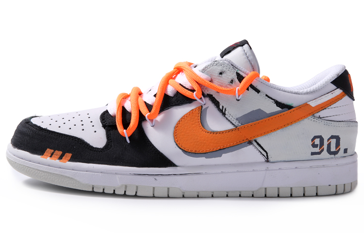 Buy [Kasut Custom] Nike Dunk Low Retro 'Plait Hitam Jingga' DV0827-100-445676