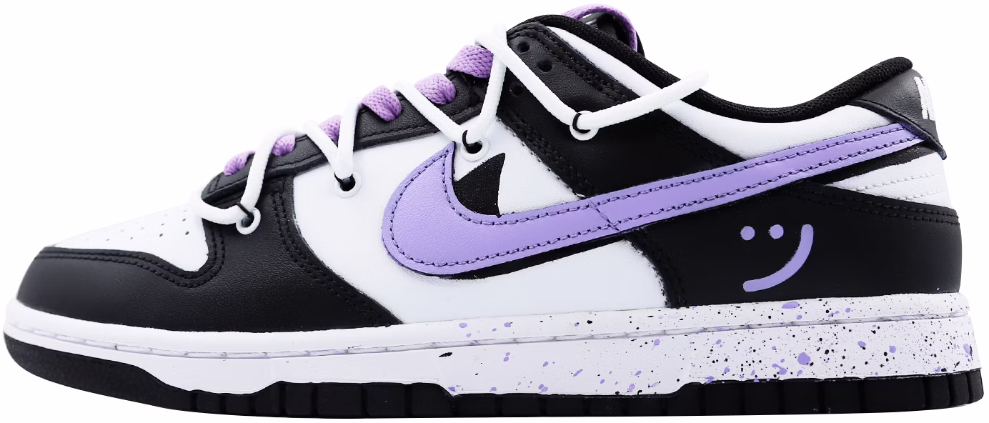 custom-shoes-nike-dunk-low-retro-purple-panda