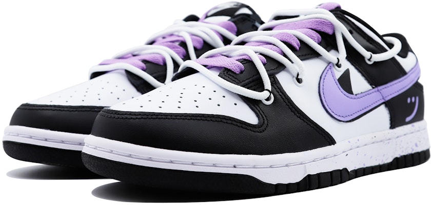 나이키 덩크 로우 레트로 '퍼플 판다' (커스텀) DD1391-100(Team48-紫熊猫泼墨) Lookbook 나이키 덩크 로우 레트로 '퍼플 판다' (커스텀) DD1391-100(Team48-紫熊猫泼墨)