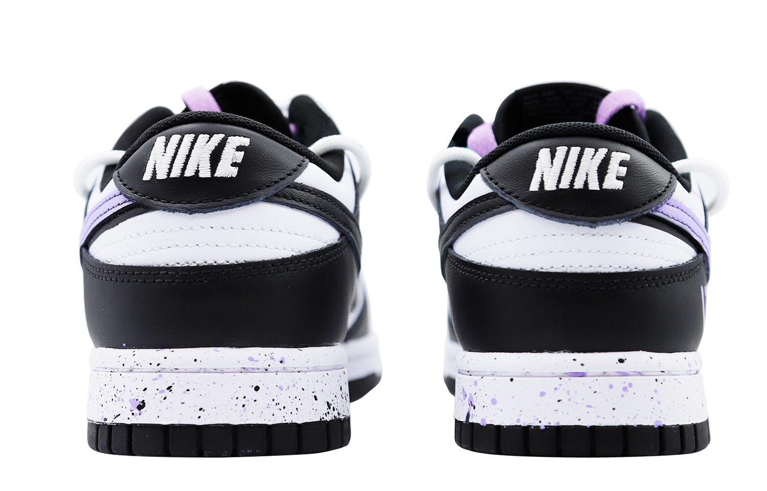 Shop [定制鞋款] 耐克Dunk Low复古款‘紫色熊猫’ DD1391-100(Team48-紫熊猫泼墨)