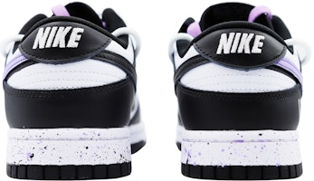 【定製球鞋】 Nike Dunk Low Retro "Black" 紫熊貓潑墨 街頭潮流學院風 防滑耐磨 低筒 板鞋 男女同款 黑白紫 Shop 【定製球鞋】 Nike Dunk Low Retro "Black" 紫熊貓潑墨 街頭潮流學院風 防滑耐磨 低筒 板鞋 男女同款 黑白紫