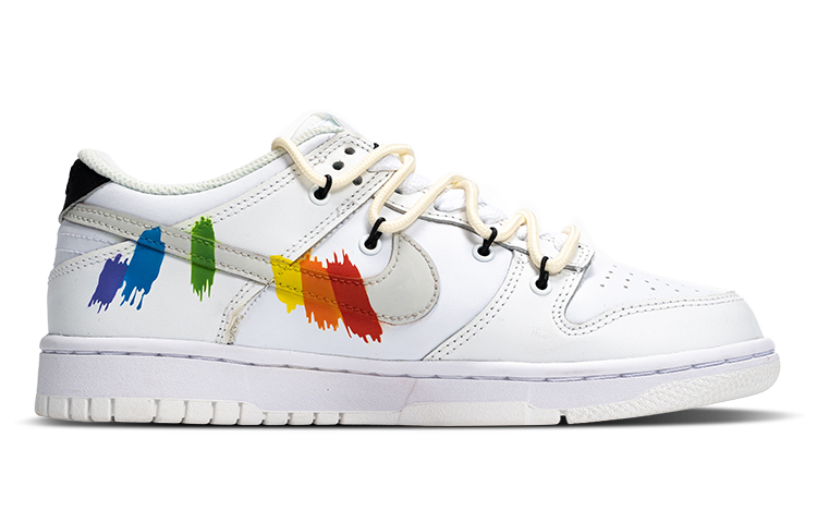 Order [Zapatillas Personalizadas] Nike Dunk Low Retro 'Graffiti Arcoíris' DJ6188-101(Team拾陆-男款彩虹)