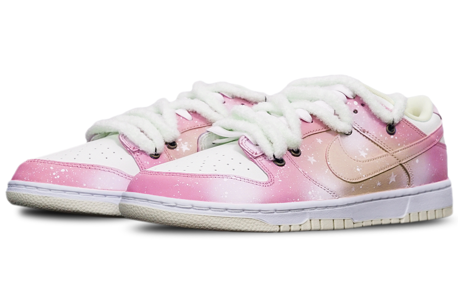 Lookbook 나이키 덩크 로우 레트로 '레드화이트 마카롱' (커스텀) DJ6188-100(TeamT-融雪红白S-BOX)