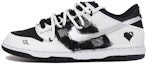 Buy Zapatillas Nike Dunk Low Retro 'Corazón Pixel Blanco Negro Invertido' DJ6188-002(TeamJ-反转黑白棋盘格贴布男款)