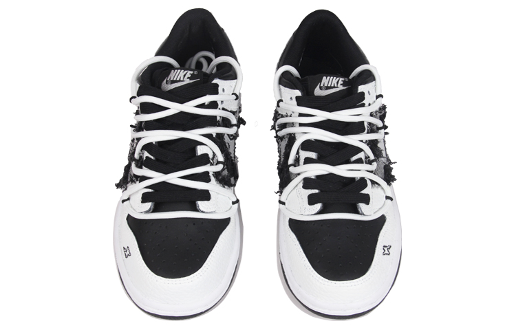 Shop Zapatillas Nike Dunk Low Retro 'Corazón Pixel Blanco Negro Invertido' DJ6188-002(TeamJ-反转黑白棋盘格贴布男款)