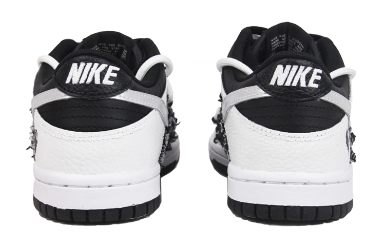 Purchase Zapatillas Nike Dunk Low Retro 'Corazón Pixel Blanco Negro Invertido' DJ6188-002(TeamJ-反转黑白棋盘格贴布男款)