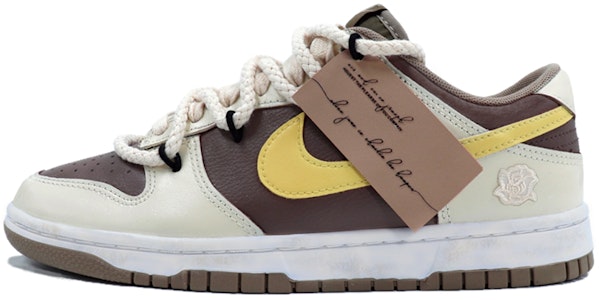 【定制球鞋】 Nike Dunk Low Retro 浪漫情書 沙漠玫瑰 星溯未來 復古 貼布 解構鞋帶 低幫 板鞋 男款 摩卡灰棕 Buy 【定制球鞋】 Nike Dunk Low Retro 浪漫情書 沙漠玫瑰 星溯未來 復古 貼布 解構鞋帶 低幫 板鞋 男款 摩卡灰棕