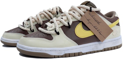 【定制球鞋】 Nike Dunk Low Retro 浪漫情書 沙漠玫瑰 星溯未來 復古 貼布 解構鞋帶 低幫 板鞋 男款 摩卡灰棕 Lookbook 【定制球鞋】 Nike Dunk Low Retro 浪漫情書 沙漠玫瑰 星溯未來 復古 貼布 解構鞋帶 低幫 板鞋 男款 摩卡灰棕