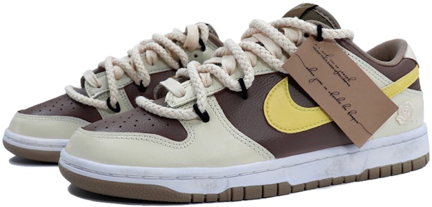 【定制球鞋】 Nike Dunk Low Retro 浪漫情書 沙漠玫瑰 星溯未來 復古 貼布 解構鞋帶 低幫 板鞋 男款 摩卡灰棕 Lookbook 【定制球鞋】 Nike Dunk Low Retro 浪漫情書 沙漠玫瑰 星溯未來 復古 貼布 解構鞋帶 低幫 板鞋 男款 摩卡灰棕