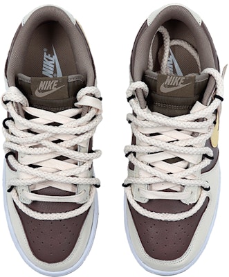 【定制球鞋】 Nike Dunk Low Retro 浪漫情書 沙漠玫瑰 星溯未來 復古 貼布 解構鞋帶 低幫 板鞋 男款 摩卡灰棕 Shop 【定制球鞋】 Nike Dunk Low Retro 浪漫情書 沙漠玫瑰 星溯未來 復古 貼布 解構鞋帶 低幫 板鞋 男款 摩卡灰棕