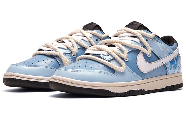 Lookbook [定制鞋] 耐克Dunk Low复古 '陵南蓝白' DJ6188-002(TeamR-男款陵南S-BOX)