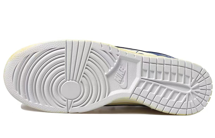 Sizing [Sepatu Custom] Nike Dunk Low Retro 'Sail Putih-Biru' DJ6188-101(Team拾玖-帆船男S-BOX)