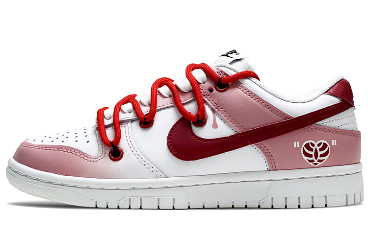 Buy [Zapatos Personalizados] Nike Dunk Low Retro 'Sakura Pink StrangeLove' DD1503-109(TeamA-男女解构小情人节)