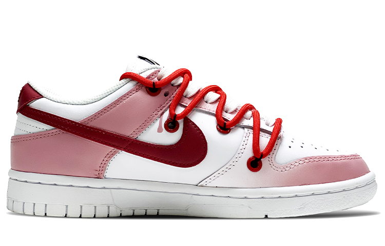 Order [Zapatos Personalizados] Nike Dunk Low Retro 'Sakura Pink StrangeLove' DD1503-109(TeamA-男女解构小情人节)