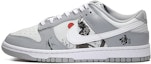 Buy 【定制球鞋】Nike Dunk Low Retro 武士道 日式風 潮新時尚 復古休閒 低幫 板鞋 男款 白灰紅