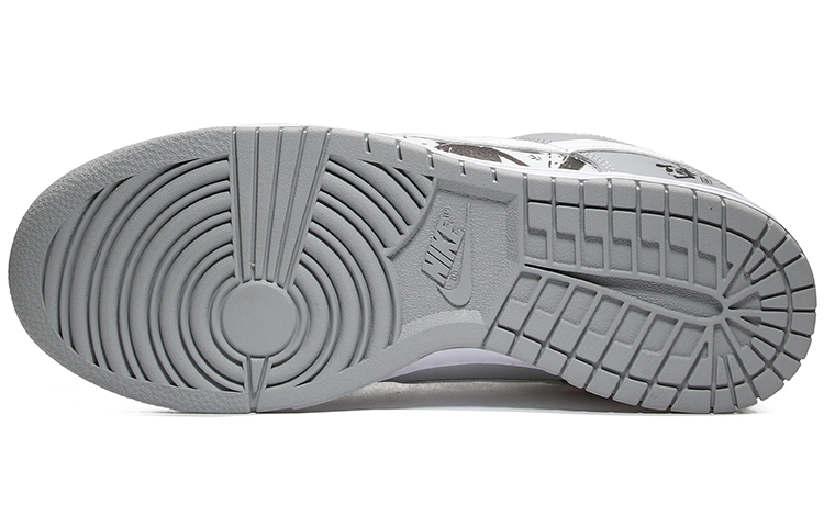 Details for [定制鞋] 耐克Dunk低帮复古款 '武士白灰红' DJ6188-001(Team10-武士道白灰QD)