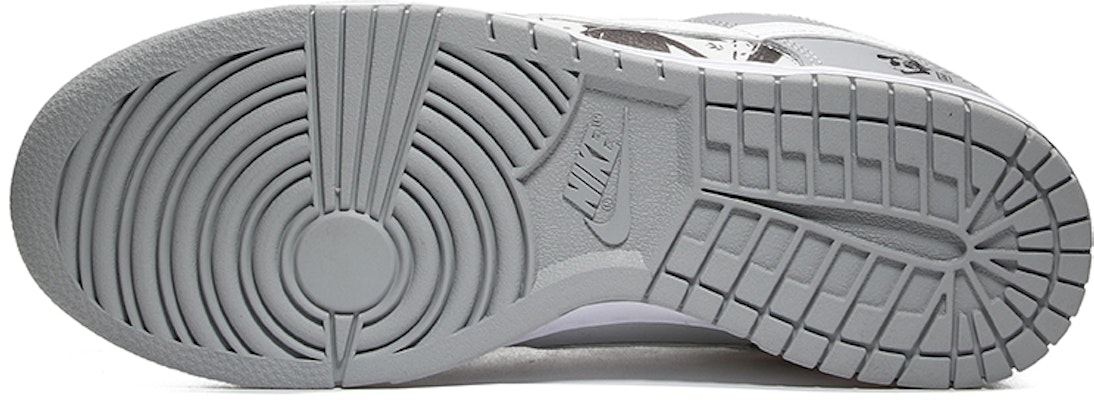 【定制球鞋】Nike Dunk Low Retro 武士道 日式風 潮新時尚 復古休閒 低幫 板鞋 男款 白灰紅 Details for 【定制球鞋】Nike Dunk Low Retro 武士道 日式風 潮新時尚 復古休閒 低幫 板鞋 男款 白灰紅