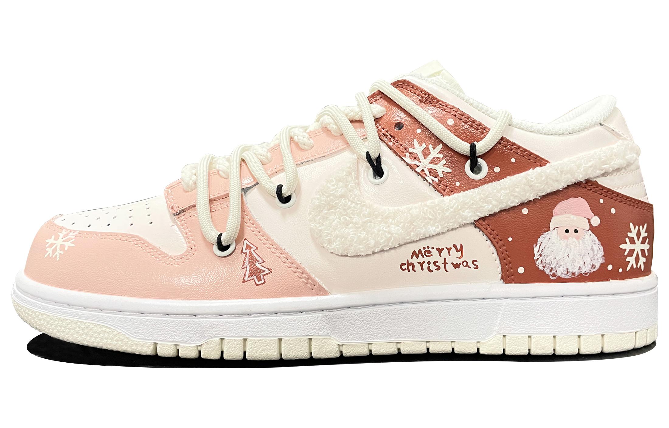 Buy 나이키 덩크 로우 레트로 '산타 램스울 핑크 화이트' (커스텀) DJ6188-100(TeamD-男款圣诞老人S-BOX)