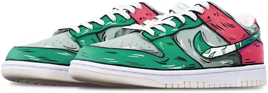 カスタム ダンク "シャークミサイル" (グレー/緑/赤) DJ6188-100(TeamT-鲨鱼灰绿红S-BOX) Lookbook カスタム ダンク "シャークミサイル" (グレー/緑/赤) DJ6188-100(TeamT-鲨鱼灰绿红S-BOX)