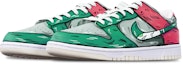 Lookbook 【客製球鞋】Nike Dunk Low Retro 二維線條 鯊魚導彈 復古 限量特殊鞋盒 低筒 板鞋 男款 灰綠紅