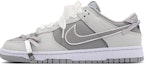 Buy 나이키 덩크 로우 레트로 '실버 그레이 발레' (커스텀) DJ6188-003(Team53-男款纯爱旋律)