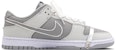 나이키 덩크 로우 레트로 '실버 그레이 발레' (커스텀) DJ6188-003(Team53-男款纯爱旋律)