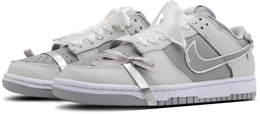 나이키 덩크 로우 레트로 '실버 그레이 발레' (커스텀) DJ6188-003(Team53-男款纯爱旋律) Lookbook 나이키 덩크 로우 레트로 '실버 그레이 발레' (커스텀) DJ6188-003(Team53-男款纯爱旋律)