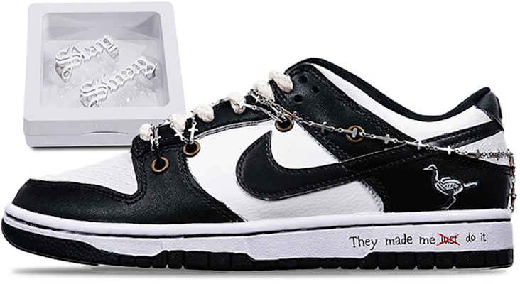 【カスタムシューズ】ナイキ ダンク ロー レトロ「シルバー レイヴン Vibe 2.0 デコンストラクト」 DJ6188-002(Teamone-男款贴皮乌鸦) Buy 【カスタムシューズ】ナイキ ダンク ロー レトロ「シルバー レイヴン Vibe 2.0 デコンストラクト」 DJ6188-002(Teamone-男款贴皮乌鸦)