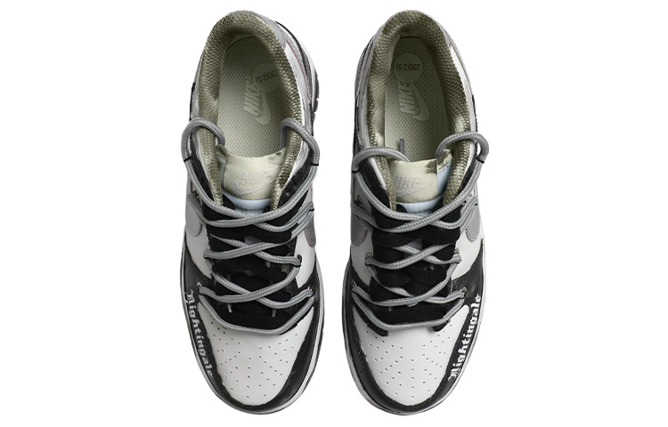 Purchase [Nike Kustom] Dunk Low Retro 'Silver Swoosh Graffiti Dekonstruksi' DJ6188-100(Team拾玖-反转十字架男S-BOX)