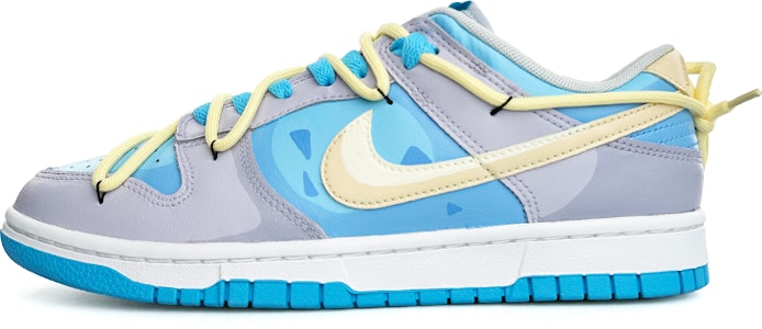 【定製球鞋】Nike Dunk Low Retro 簡約 解構 低筒 板鞋 男款 藍灰色 Buy 【定製球鞋】Nike Dunk Low Retro 簡約 解構 低筒 板鞋 男款 藍灰色