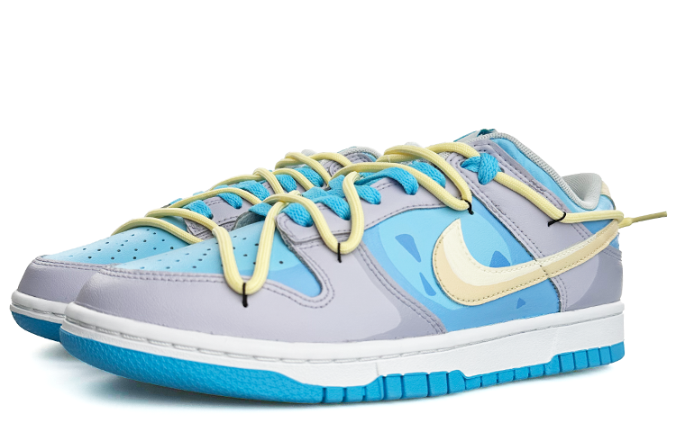 Lookbook 【定製球鞋】Nike Dunk Low Retro 簡約 解構 低筒 板鞋 男款 藍灰色