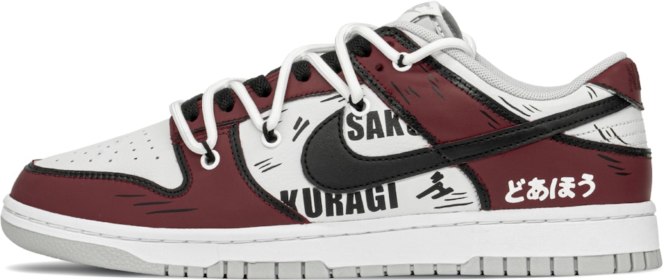 나이키 덩크 로우 레트로 '슬램덩크 해체 블랙 레드 화이트' DJ6188-003(TeamA-DK灌篮) Buy 나이키 덩크 로우 레트로 '슬램덩크 해체 블랙 레드 화이트' DJ6188-003(TeamA-DK灌篮)