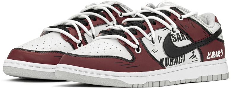 Zapatillas Nike Dunk Low Retro 'Slam Dunk Desconstruido Negro Rojo Blanco' DJ6188-003(TeamA-DK灌篮) Lookbook Zapatillas Nike Dunk Low Retro 'Slam Dunk Desconstruido Negro Rojo Blanco' DJ6188-003(TeamA-DK灌篮)