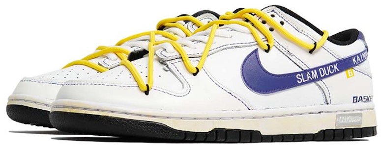 【客製球鞋】Nike Dunk Low Retro 灌籃高手系列 海南隊 二次元 解構鞋帶 休閒 低筒 板鞋 男款 白紫 Lookbook 【客製球鞋】Nike Dunk Low Retro 灌籃高手系列 海南隊 二次元 解構鞋帶 休閒 低筒 板鞋 男款 白紫