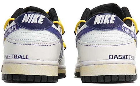 【客製球鞋】Nike Dunk Low Retro 灌籃高手系列 海南隊 二次元 解構鞋帶 休閒 低筒 板鞋 男款 白紫 Shop 【客製球鞋】Nike Dunk Low Retro 灌籃高手系列 海南隊 二次元 解構鞋帶 休閒 低筒 板鞋 男款 白紫