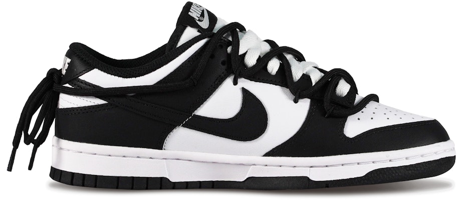 【訂製球鞋】Nike Dunk Low Retro 犯困小熊貓 解構 可愛風 潮流 塗鴉 低筒 板鞋 男女同款 黑白 Order 【訂製球鞋】Nike Dunk Low Retro 犯困小熊貓 解構 可愛風 潮流 塗鴉 低筒 板鞋 男女同款 黑白