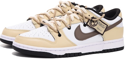 【定制球鞋】 Nike Dunk Low Retro 笑臉 解構 高街 禮盒 低幫 板鞋 男款 杏仁色 Lookbook 【定制球鞋】 Nike Dunk Low Retro 笑臉 解構 高街 禮盒 低幫 板鞋 男款 杏仁色