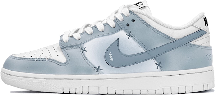 【定制款】耐克Dunk Low复古'蓝雾涂鸦' DJ6188-101(TeamS-夏日雾霾蓝dunk) Buy 【定制款】耐克Dunk Low复古'蓝雾涂鸦' DJ6188-101(TeamS-夏日雾霾蓝dunk)