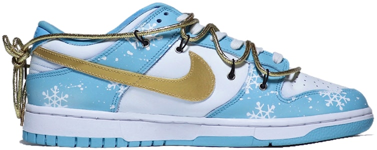 나이키 덩크 로우 레트로 '스모그 블루 윈터 홀리데이' (커스텀) DM0121-400(Team25-蓝雪花) Order 나이키 덩크 로우 레트로 '스모그 블루 윈터 홀리데이' (커스텀) DM0121-400(Team25-蓝雪花)