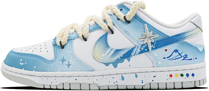 【定制鞋款】耐克Dunk Low Retro '雪景银河' DV0831-101(Team28-男款雪落星河S-BOX) Buy 【定制鞋款】耐克Dunk Low Retro '雪景银河' DV0831-101(Team28-男款雪落星河S-BOX)