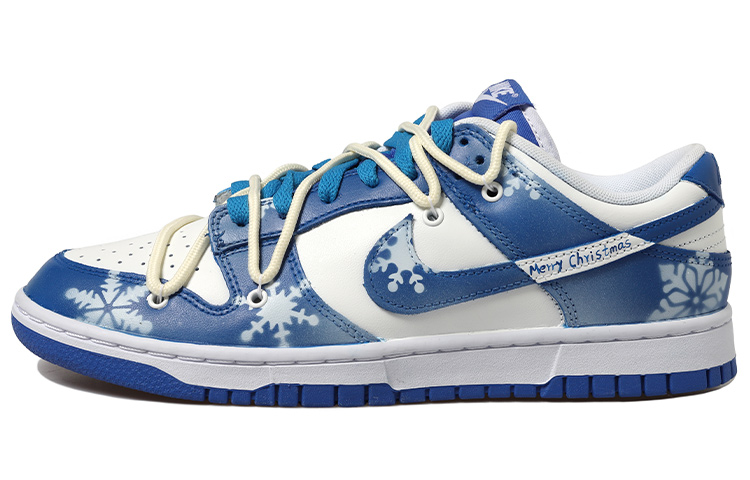 Buy [定制鞋] 耐克Dunk低帮复古'雪花圣诞' DD1391-401(Team拾玖-雪花男S-BOX)