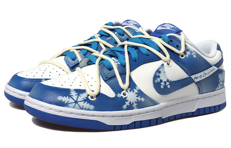 Lookbook [定制鞋] 耐克Dunk低帮复古'雪花圣诞' DD1391-401(Team拾玖-雪花男S-BOX)