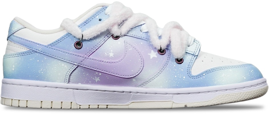 【定制球鞋】Nike Dunk Low Retro 融雪雪花馬卡龍解構雙鞋帶低幫復古板鞋特殊鞋盒男款藍白 Order 【定制球鞋】Nike Dunk Low Retro 融雪雪花馬卡龍解構雙鞋帶低幫復古板鞋特殊鞋盒男款藍白