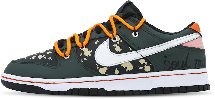 【定制球鞋】Nike Dunk Low Retro 靈魂伴侶 潮流 簡約 百搭 低幫 板鞋 男款 黑綠 Buy 【定制球鞋】Nike Dunk Low Retro 靈魂伴侶 潮流 簡約 百搭 低幫 板鞋 男款 黑綠