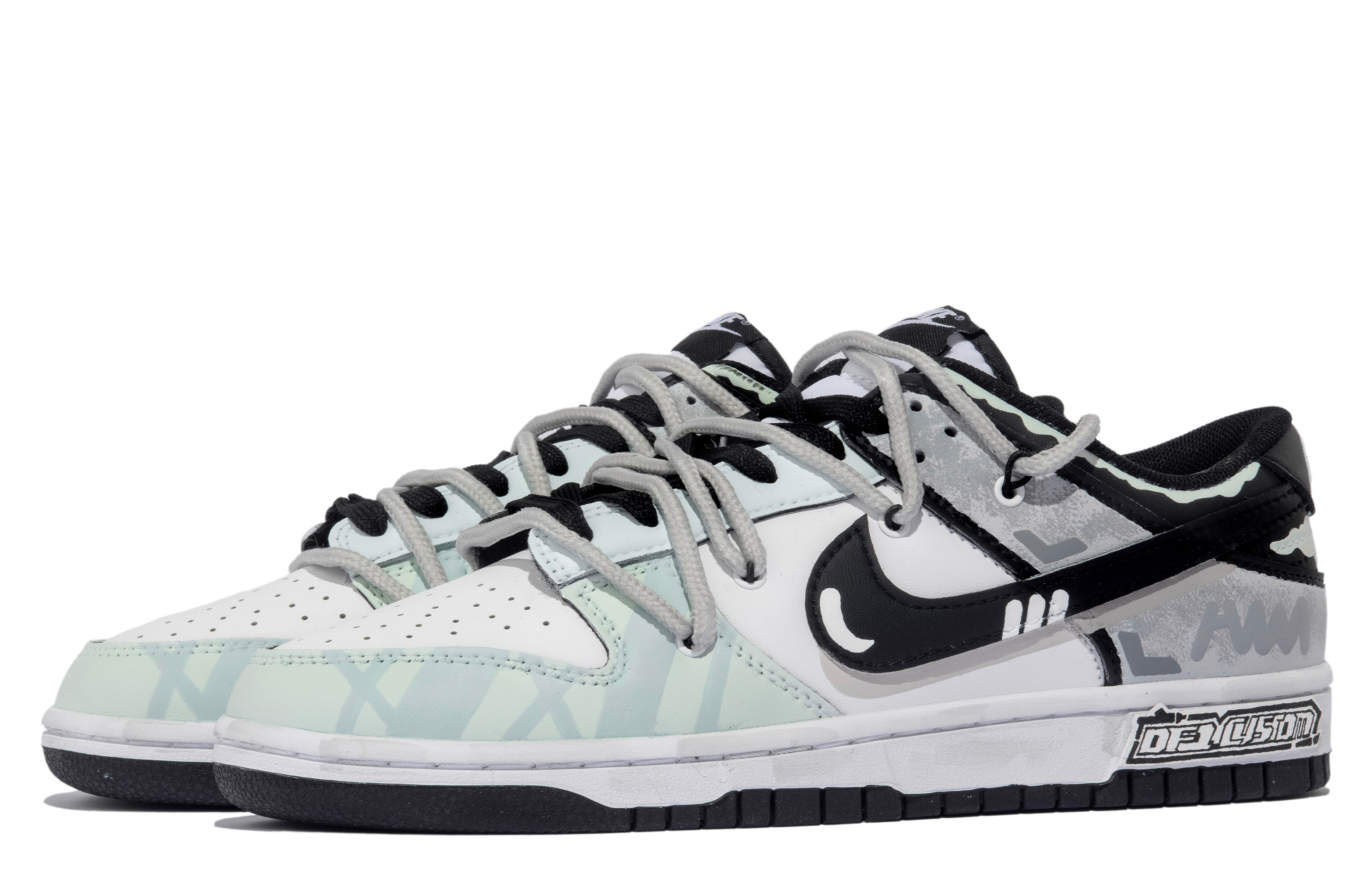 Lookbook ナイキ ダンク レトロ "南洋グラフィティ" (カスタム) DD1391-100(TeamM-男款南洋往事xhzz)