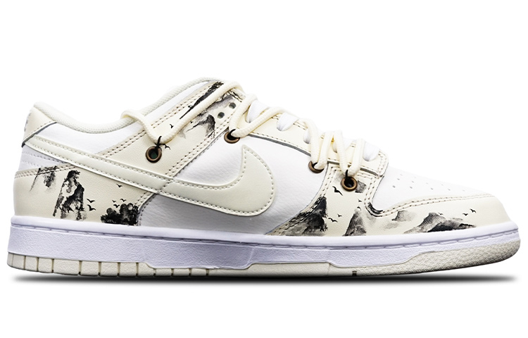 Order [Nike Kasut] Nike Dunk Low Retro 'Splash Ink Crane Coconut Milk' DJ6188-100(TeamT-椰奶大仙鹤S-BOX)